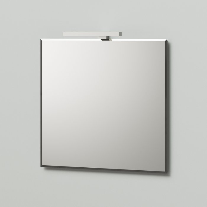 Настенное зеркало White 70х75 с подсветкой  - купить Настенные зеркала по цене 7390.0