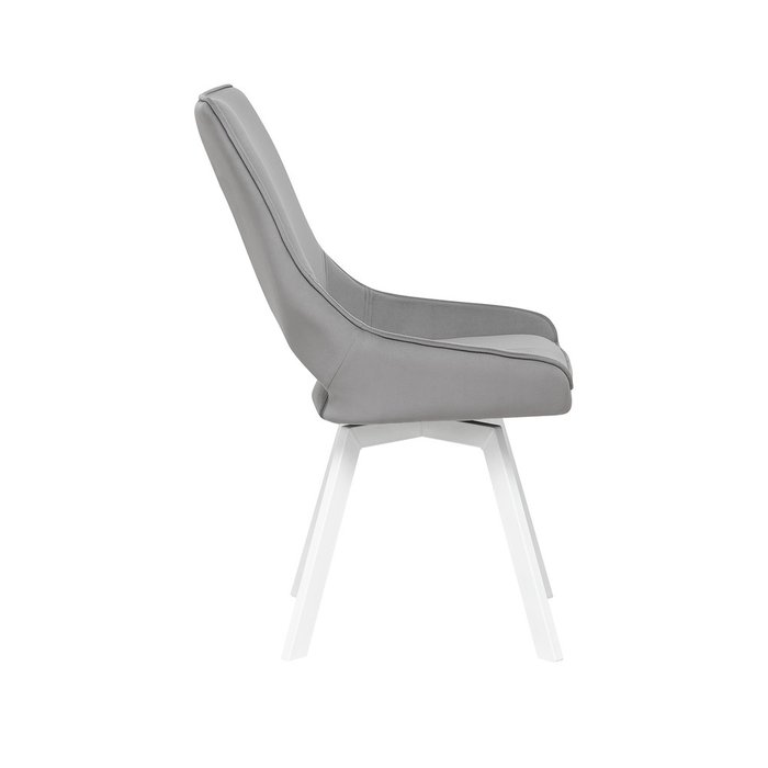 Стул вращающийся Галвес серого цвета - купить Обеденные стулья по цене 9710.0