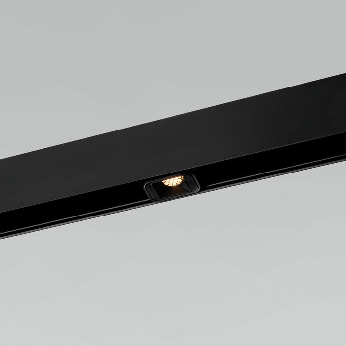 Трековый светильник Tiny Slim Magnetic 3W 4200K черного цвета
