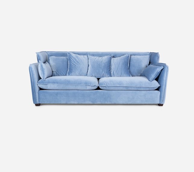 Диван Bracknell голубого цвета - купить Прямые диваны по цене 165375.0