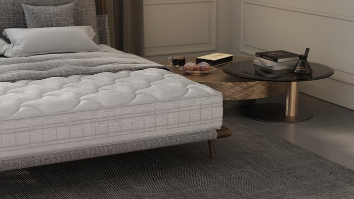 Матрас Aragona 180x200 белого цвета - лучшие Пружинные матрасы в INMYROOM Матрас Aragona 180x200 белого цвета - лучшие Пружинные матрасы в INMYROOM
