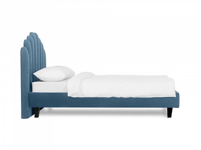 Кровать Queen II Sharlotta L 160х200 синего цвета  - лучшие Кровати для спальни в INMYROOM