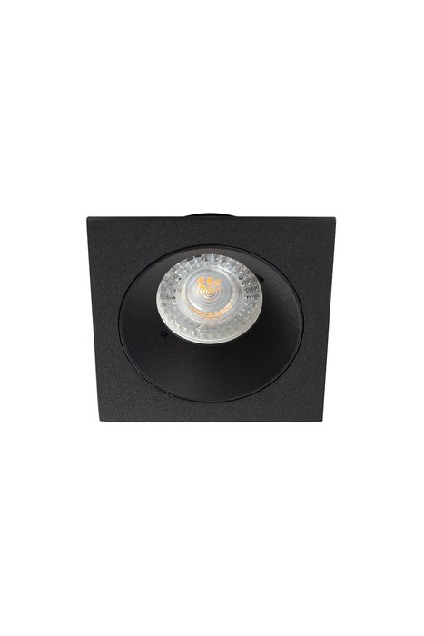 Точечный встраиваемый светильник черного цвета - купить Встраиваемые споты по цене 1666.0
