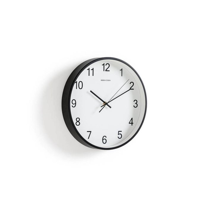 Часы настенные круглые Ora черного цвета - купить Часы по цене 2842.0