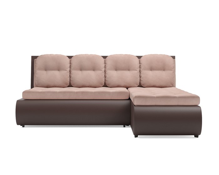 Угловой диван-кровать Кормак бежево-коричневого цвета - купить Угловые диваны по цене 37190.0