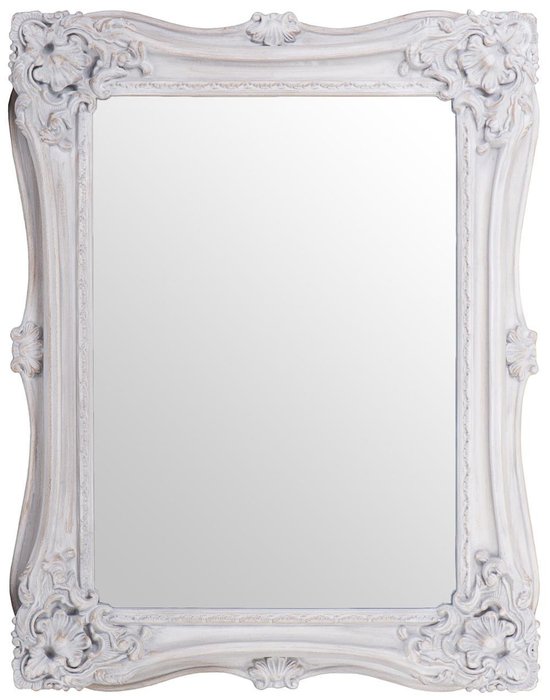 Зеркало настенное Галерея белого цвета