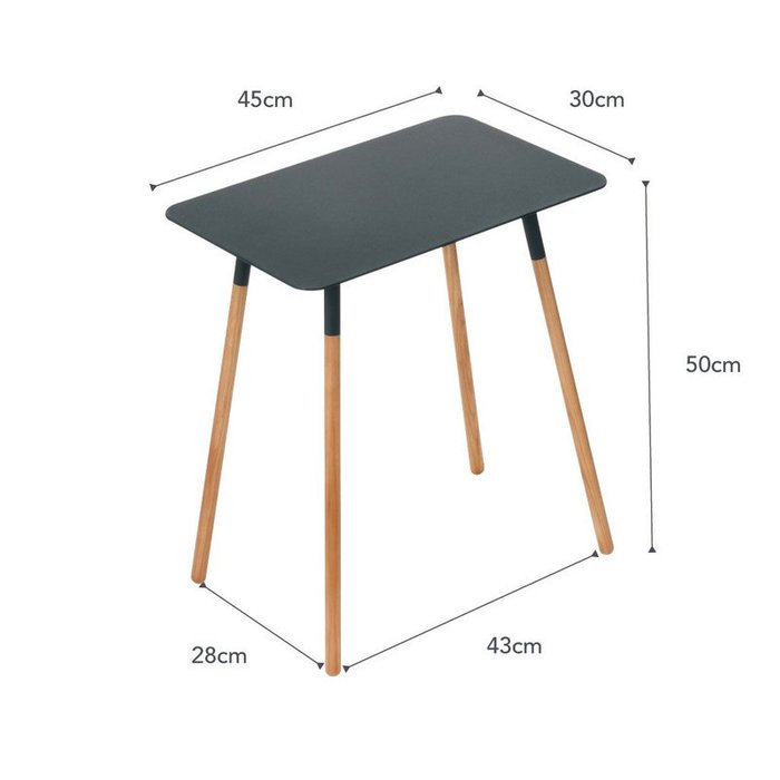 Кофейный столик Plain черного цвета - купить Кофейные столики по цене 10654.0