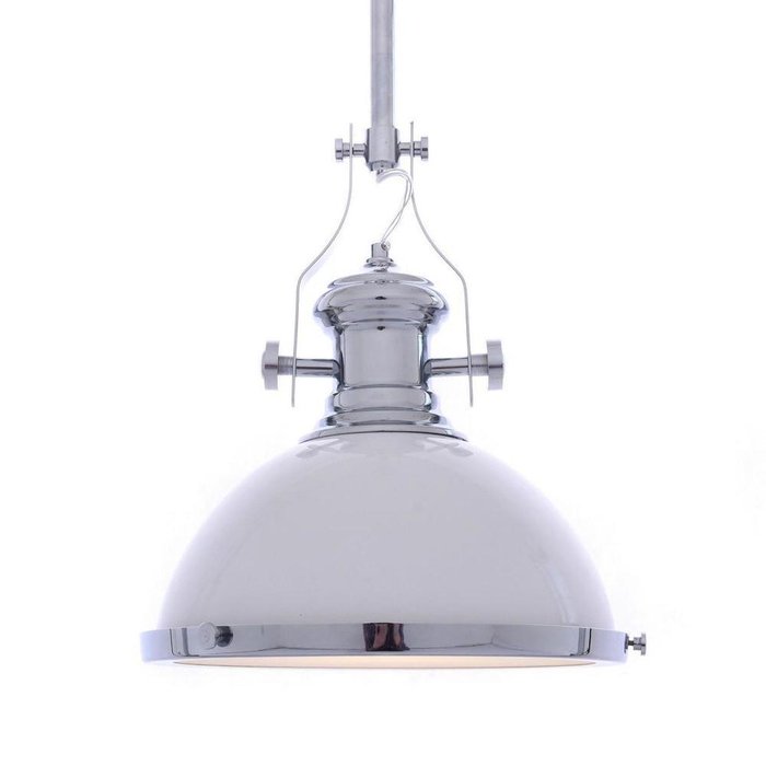 Подвесной светильник Ettoreс плафоном белого цвета - купить Подвесные светильники по цене 14400.0