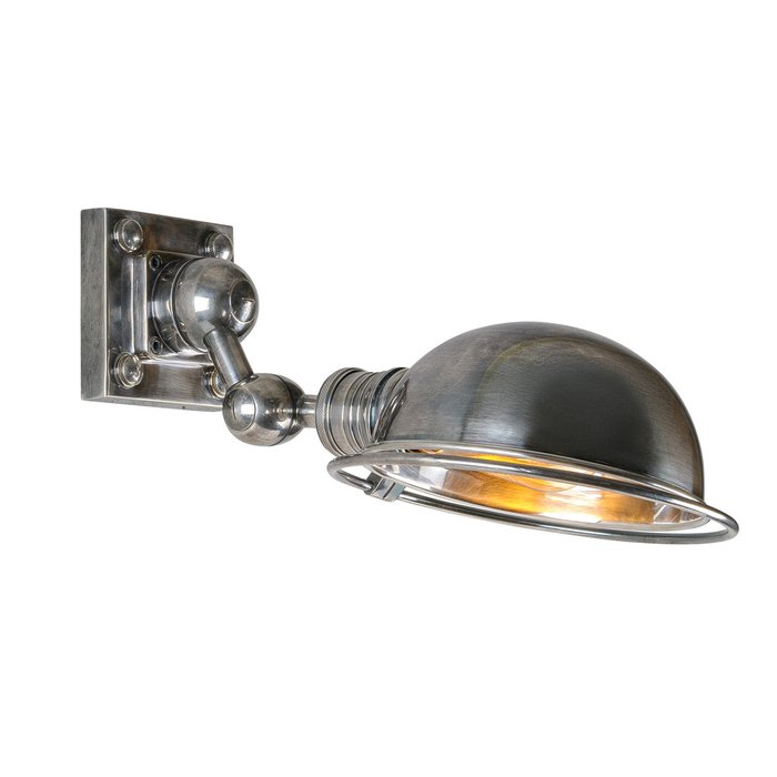 Настенная лампа цвета античное серебро - купить Бра и настенные светильники по цене 22080.0