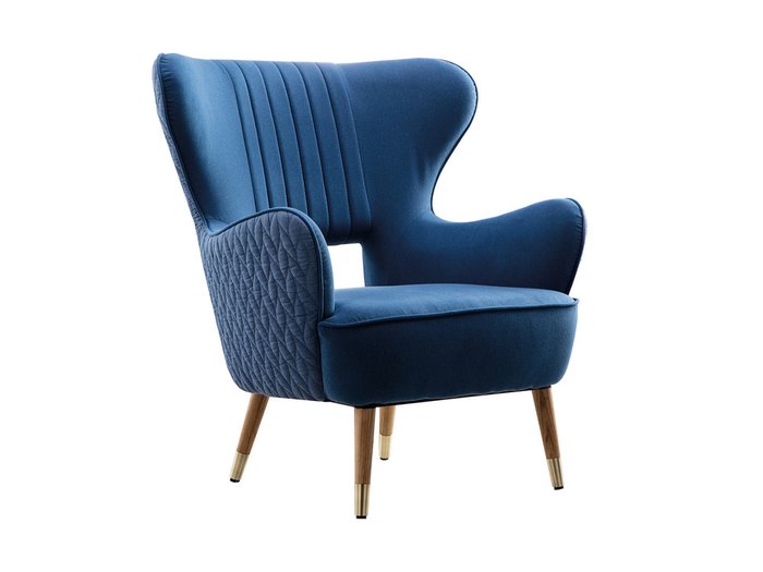 Кресло Kelt синего цвета