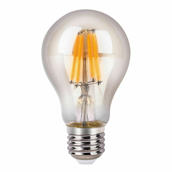 Филаментная светодиодная лампа А60 8W 3300K E27 тонированная BLE2705 Classic F грушевидной формы
