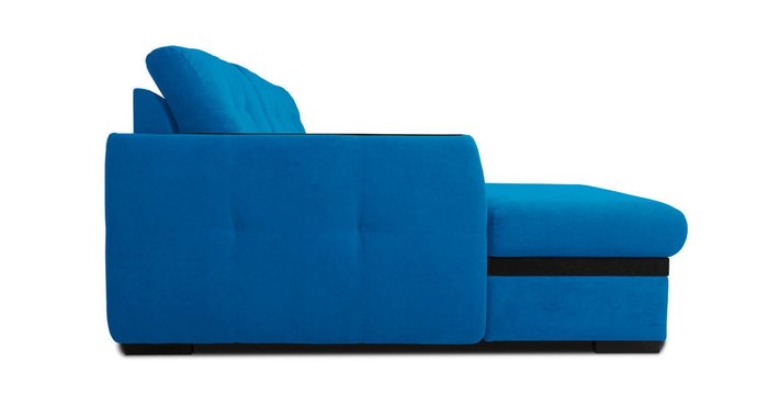 Угловой модульный диван-кровать Айдер синего цвета - лучшие Угловые диваны в INMYROOM