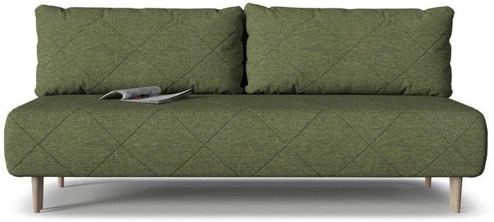 Диван-кровать Mille зеленого цвета - лучшие Прямые диваны в INMYROOM