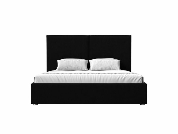 Кровать Аура 160х200 с подъемным механизмом черного цвета - купить Кровати для спальни по цене 80999.0