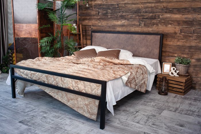 Кровать лофт Лоренцо 1.4 140х200 - купить Кровати для спальни по цене 24990.0