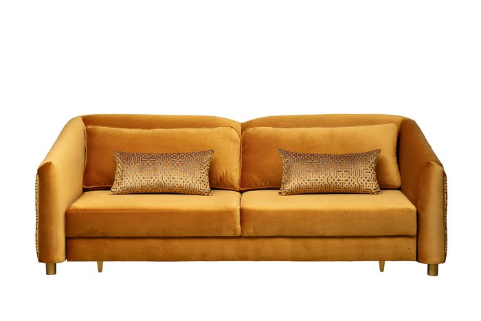Диван-кровать Trevi желто-оранжевого цвета