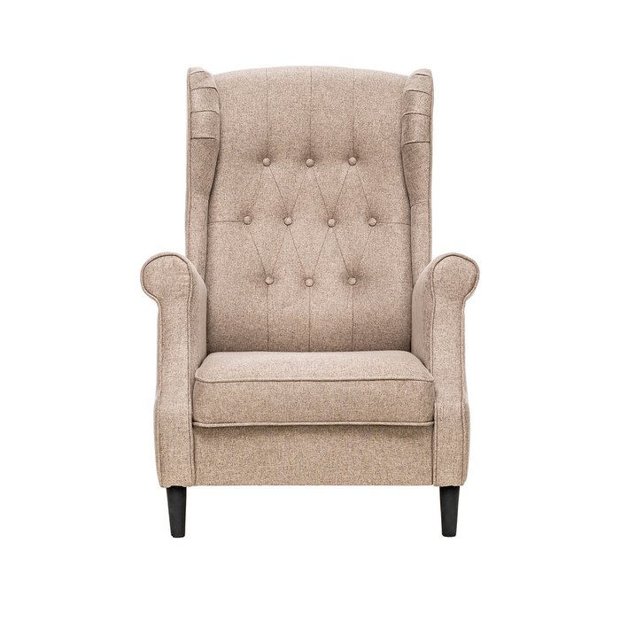 Кресло Бруно бежевого цвета - купить Интерьерные кресла по цене 15840.0