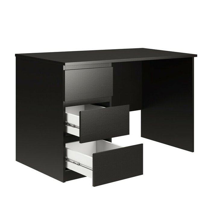 Стол письменный с тумбой и тремя ящиком Кастор цвета венге - купить Письменные столы по цене 8999.0