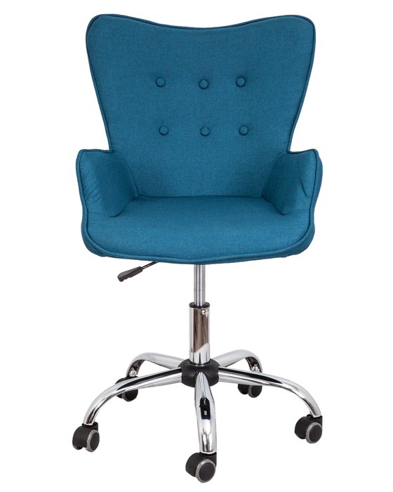 Кресло поворотное Bella синего цвета - купить Офисные кресла по цене 12852.0