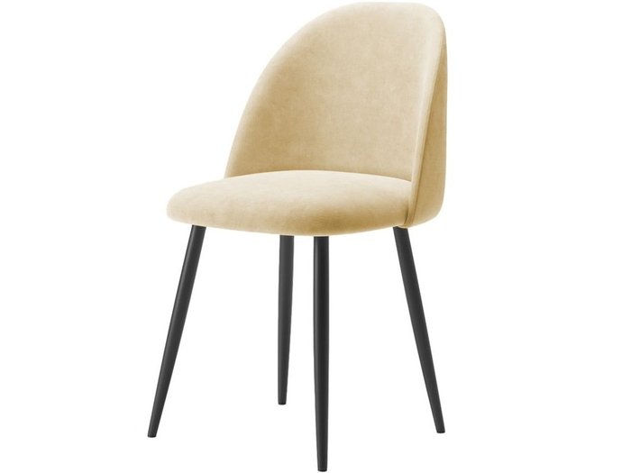 Комплект из двух стульев Лео бежевого цвета - купить Обеденные стулья по цене 8940.0