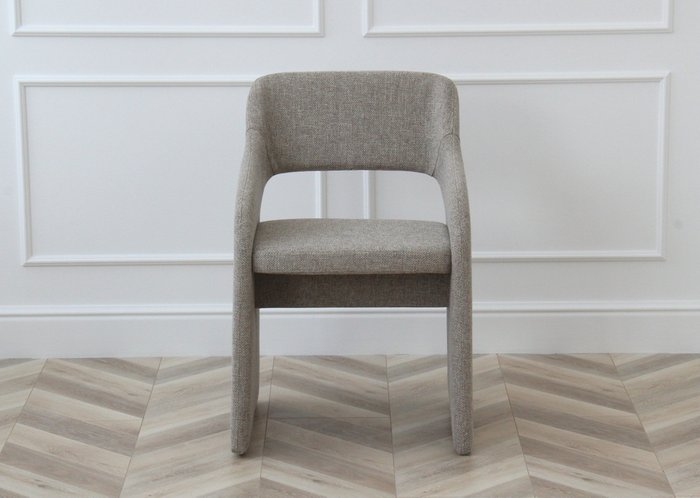 Стул E7.6 в обивке из рогожки бежевого цвета - купить Обеденные стулья по цене 24900.0