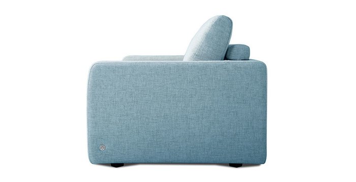 Прямой диван-кровать Бруно голубого цвета  - лучшие Прямые диваны в INMYROOM