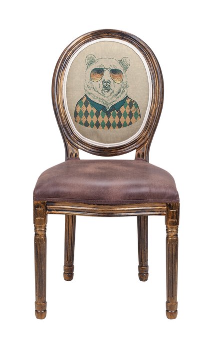 Стул Volker brown бежево-коричневого цвета - купить Обеденные стулья по цене 22950.0