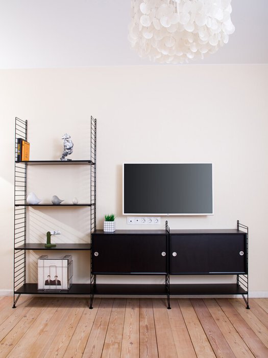 Тумба под телевизор Рагнар черного цвета - купить Тумбы для ТВ по цене 66080 Тумба под телевизор Рагнар черного цвета - купить Тумбы для ТВ по цене 66080