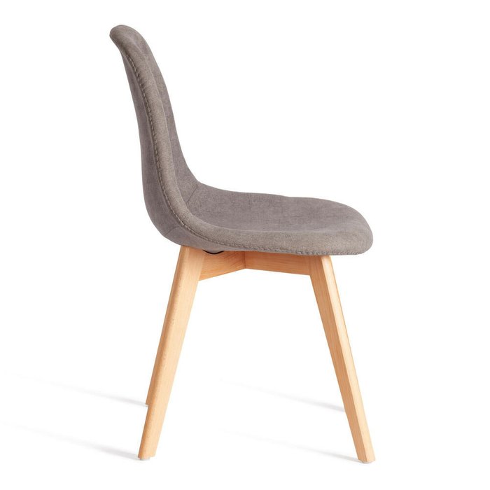 Комплект из четырех стульев Cindy Soft серого цвета - лучшие Обеденные стулья в INMYROOM