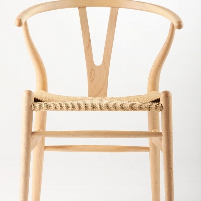 Стул Wishbone  с бумажным сиденьем - купить Обеденные стулья по цене 20383.0