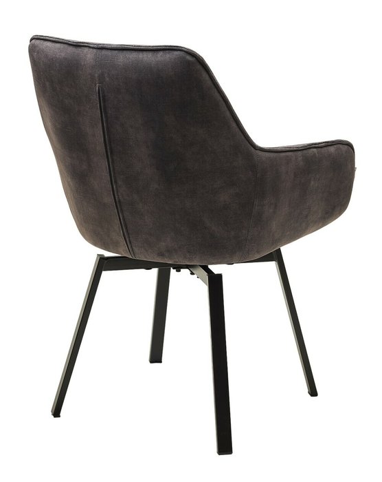 Стул поворотный Maverick античного темно-серого цвета - купить Обеденные стулья по цене 8000.0