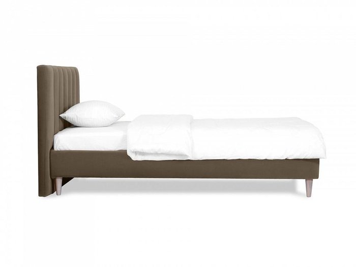 Кровать Prince Louis L 120х200 серо-коричневого цвета  - купить Кровати для спальни по цене 53190.0