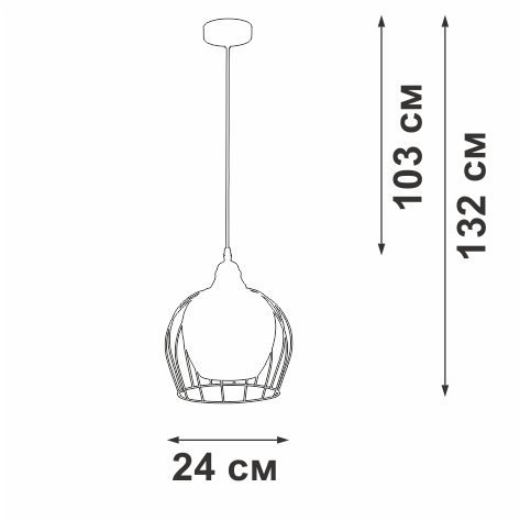 Подвесной светильник V2859-1/1S (металл, цвет черный) - купить Подвесные светильники по цене 4591.0