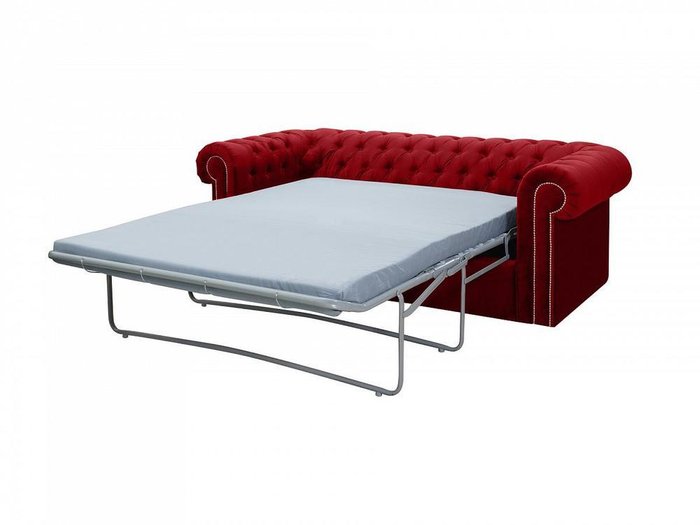 Диван-кровать Chesterfield красного цвета - лучшие Прямые диваны в INMYROOM