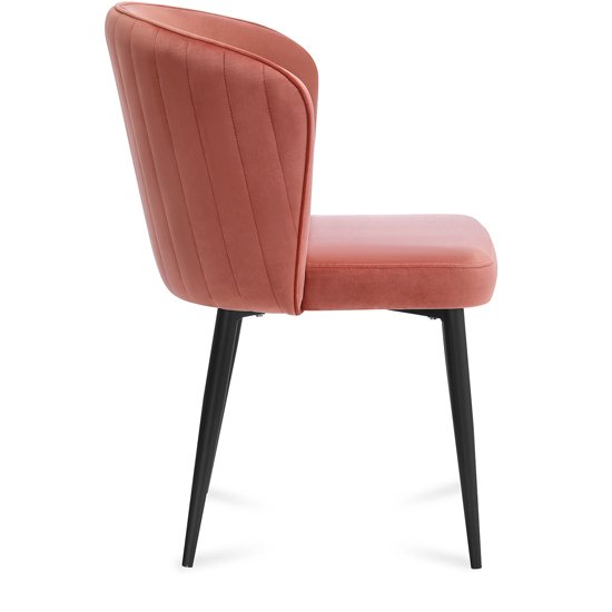 Стул Bairon кораллового цвета - лучшие Обеденные стулья в INMYROOM