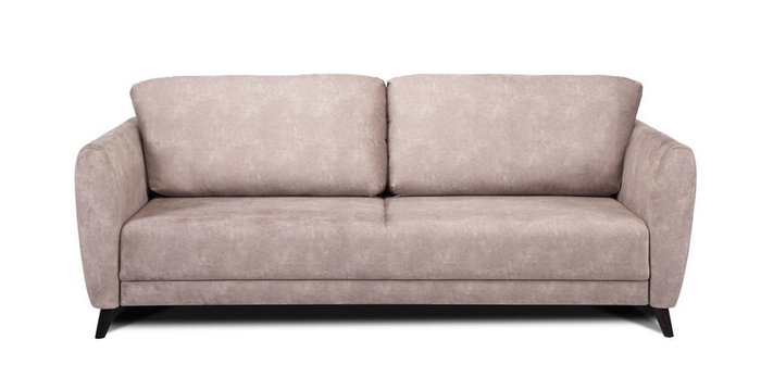 Прямой диван-кровать Фабьен светло-коричневого цвета