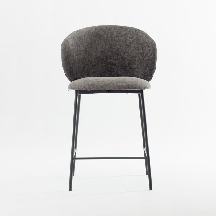 Барный стул Шамбери темно-серого цвета - купить Барные стулья по цене 16490 Барный стул Шамбери темно-серого цвета - купить Барные стулья по цене 16490