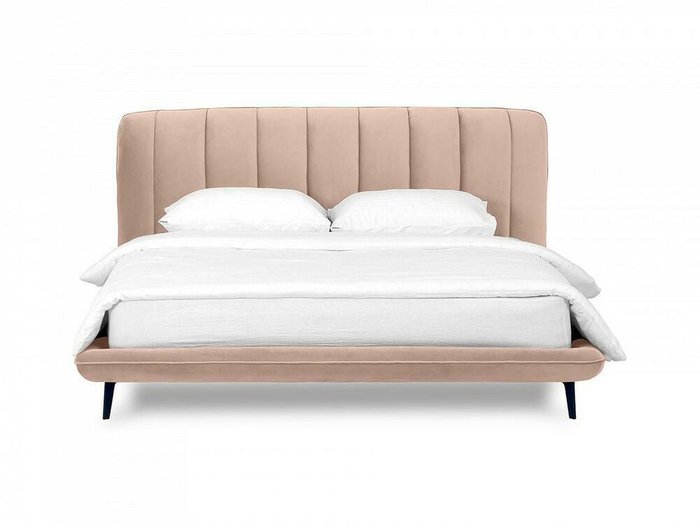 Кровать Amsterdam 180х200 бежевого цвета - купить Кровати для спальни по цене 74880.0