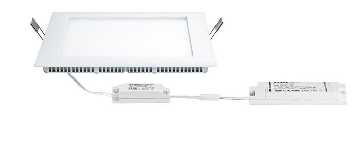 Встраиваемый светодиодный светильник Smart Panel белого цвета - лучшие Встраиваемые споты в INMYROOM