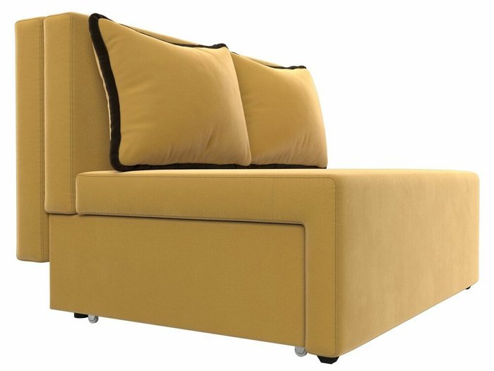 Диван-кровать Лагуна желтого цвета - лучшие Прямые диваны в INMYROOM