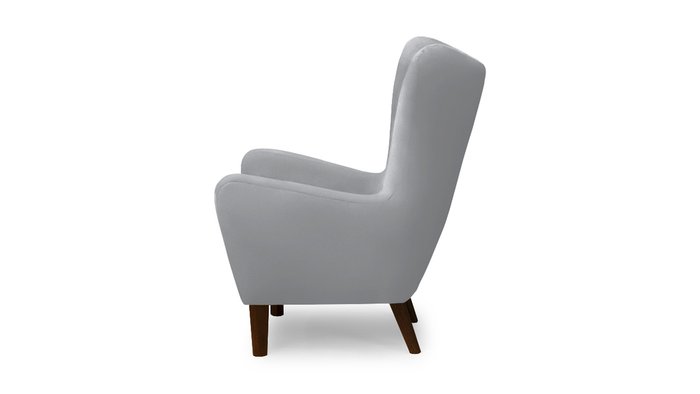 Кресло Лестер серого цвета - лучшие Интерьерные кресла в INMYROOM