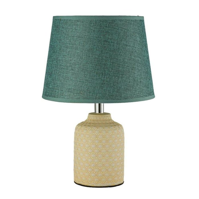 Настольная лампа Erchie E 4.1.T4 LY (ткань, цвет бирюзовый) Настольная лампа Erchie E 4.1.T4 LY (ткань, цвет бирюзовый)