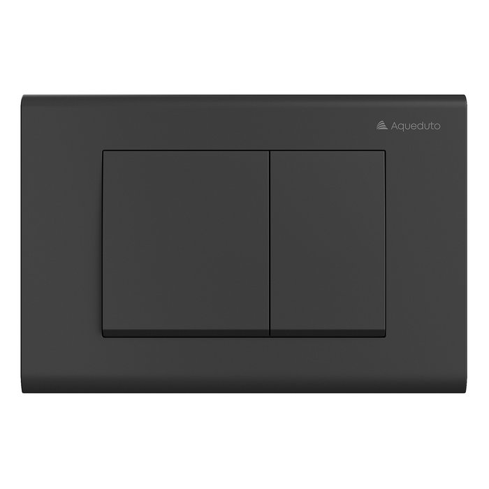 Система инсталляции для подвесного унитаза Aqueduto Tecnica Quarado c кнопкой цвета черного цвета  - лучшие Комплекты инсталляции унитазы в INMYROOM