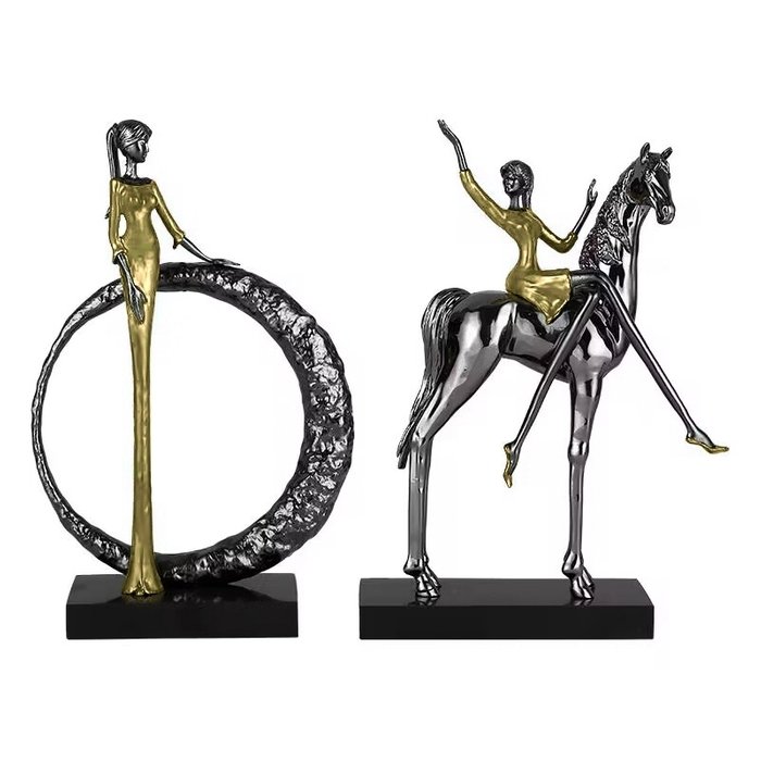 Статуэтка настольная ArtHomeDecor PRETTY WOMAN 7404 BLACK & GOLD - купить Потолочные светильники по цене 19690.0 Статуэтка настольная ArtHomeDecor PRETTY WOMAN 7404 BLACK & GOLD - купить Потолочные светильники по цене 19690.0