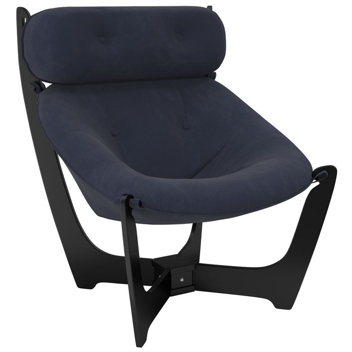 Кресло для отдыха Модель 11 темно-синего цвета