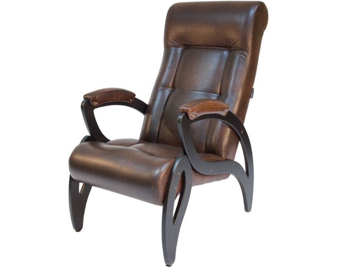 Кресло для отдыха Весна Модель 51 темно-коричневого цвета