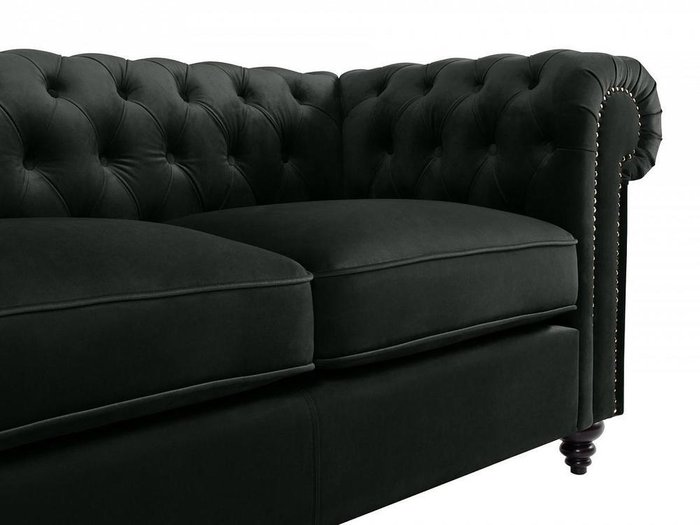 Диван Chester Classic черного цвета - лучшие Прямые диваны в INMYROOM
