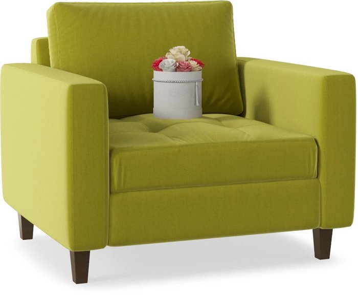 Кресло Geradine зеленого цвета