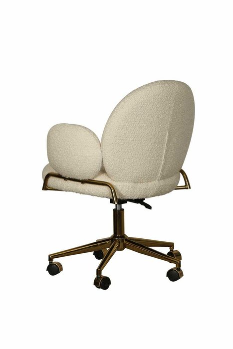 Кресло офисное Клауд молочного цвета - лучшие Офисные кресла в INMYROOM