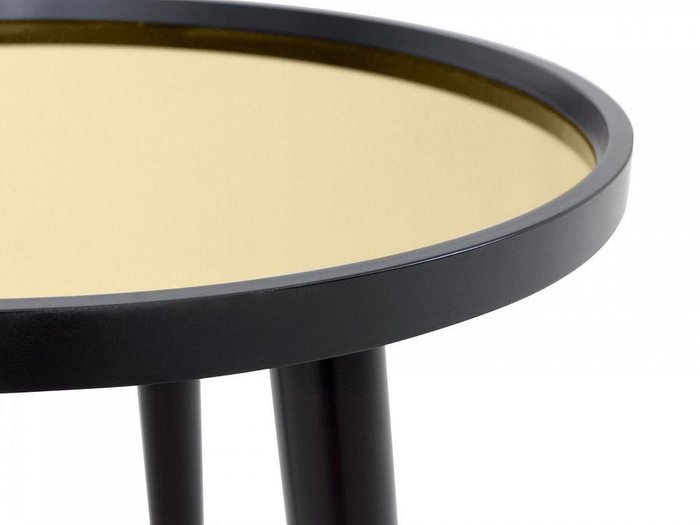 Стол кофейный Focus с зеркальной столешницей золотого цвета - лучшие Кофейные столики в INMYROOM